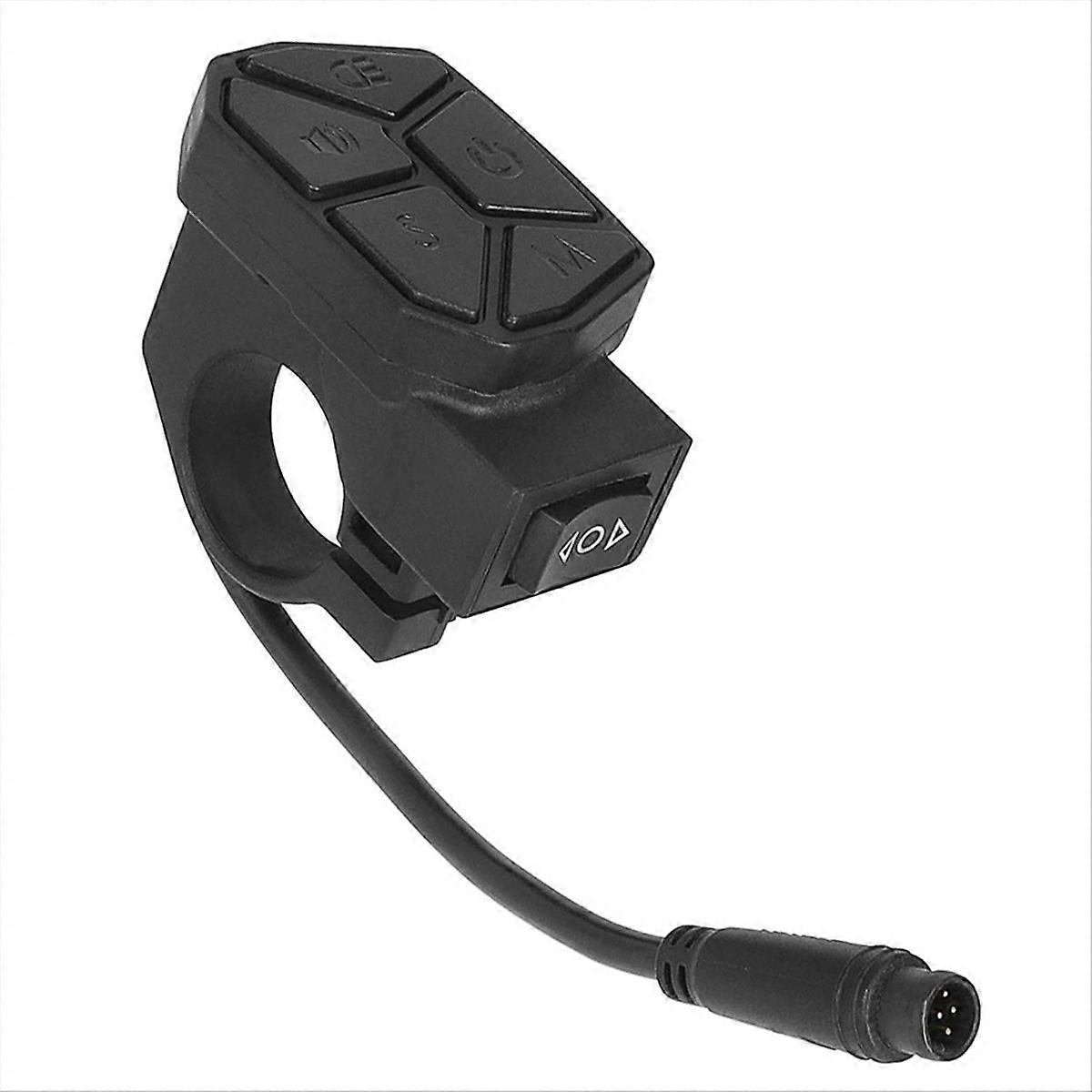 For Steering Control Button for Electric Scooters 6 Pin Waterproof Switch with for Horn and Headligh