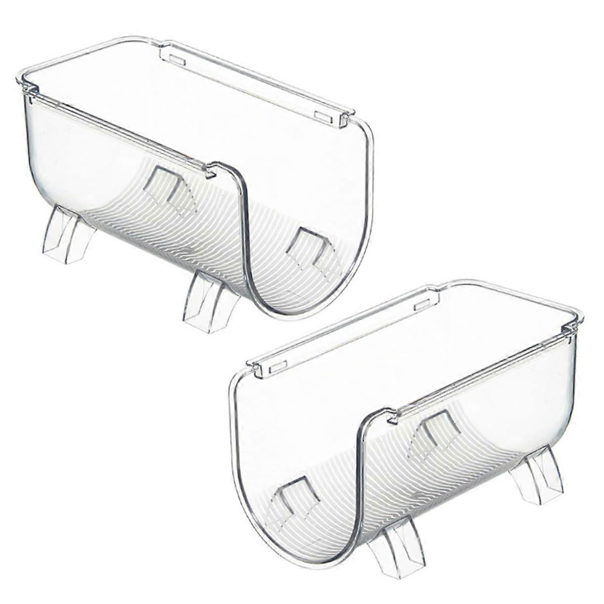 Water Bottle Holder TwoPiece Stackable PET Bottle Organizer For Refrigerator And Pantry SpaceSaving Design