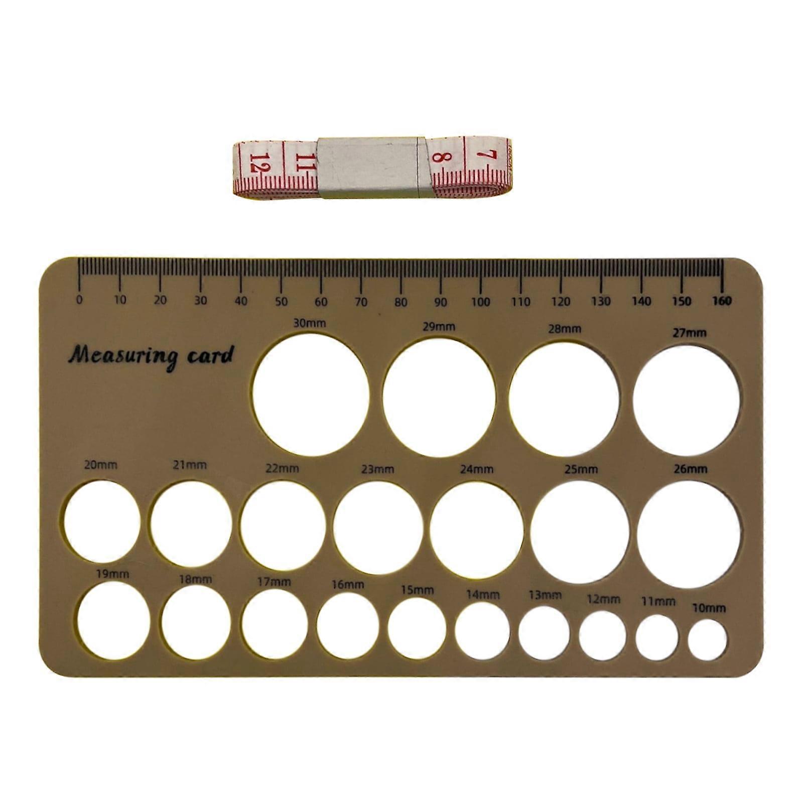 Fnyoxu Nipple Ruler for Flange Sizing, Silicone Soft Breast Pump Sizing Tool, compatible with standard breast shields