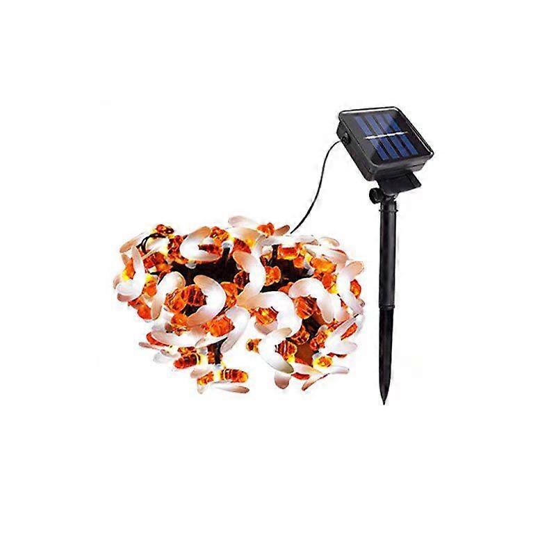 7M50LED warm white solar garden light with 8 light modes