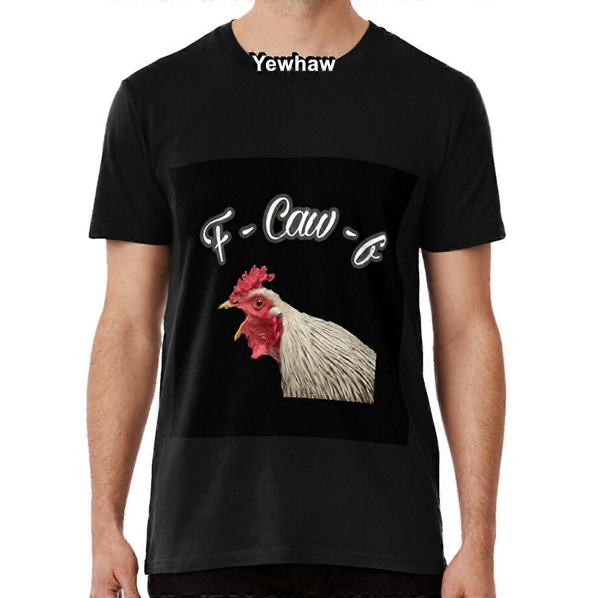 HISHARK F-caw-f T-shirt coq Noir XXXL