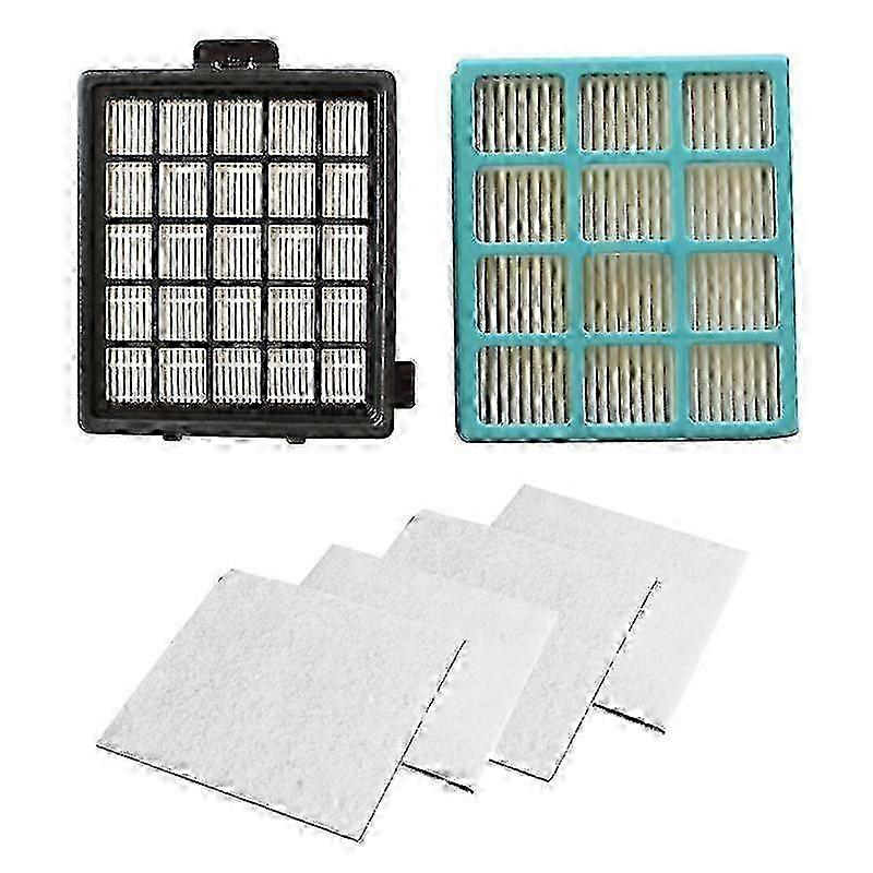 2Pcs Hepa Filter & 4Pcs Motor Cotton Filter for FC8134 FC8135 FC8136 FC8142 FC8146 FC8148 FC8140 FC8 miao4