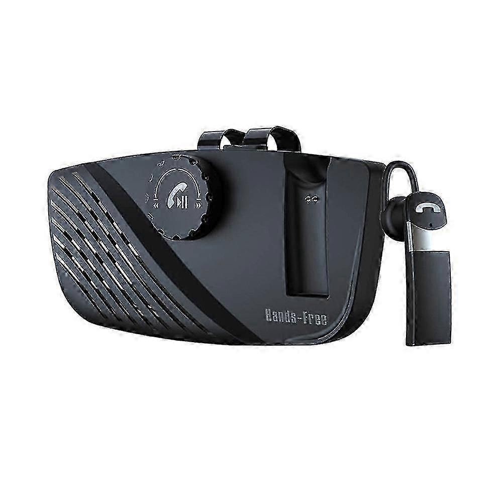 Bluetooth Car Kit Handsfree Speakerphone Sun Visor Bluetooth 5.0 + Wireless MP3 Music Player with M