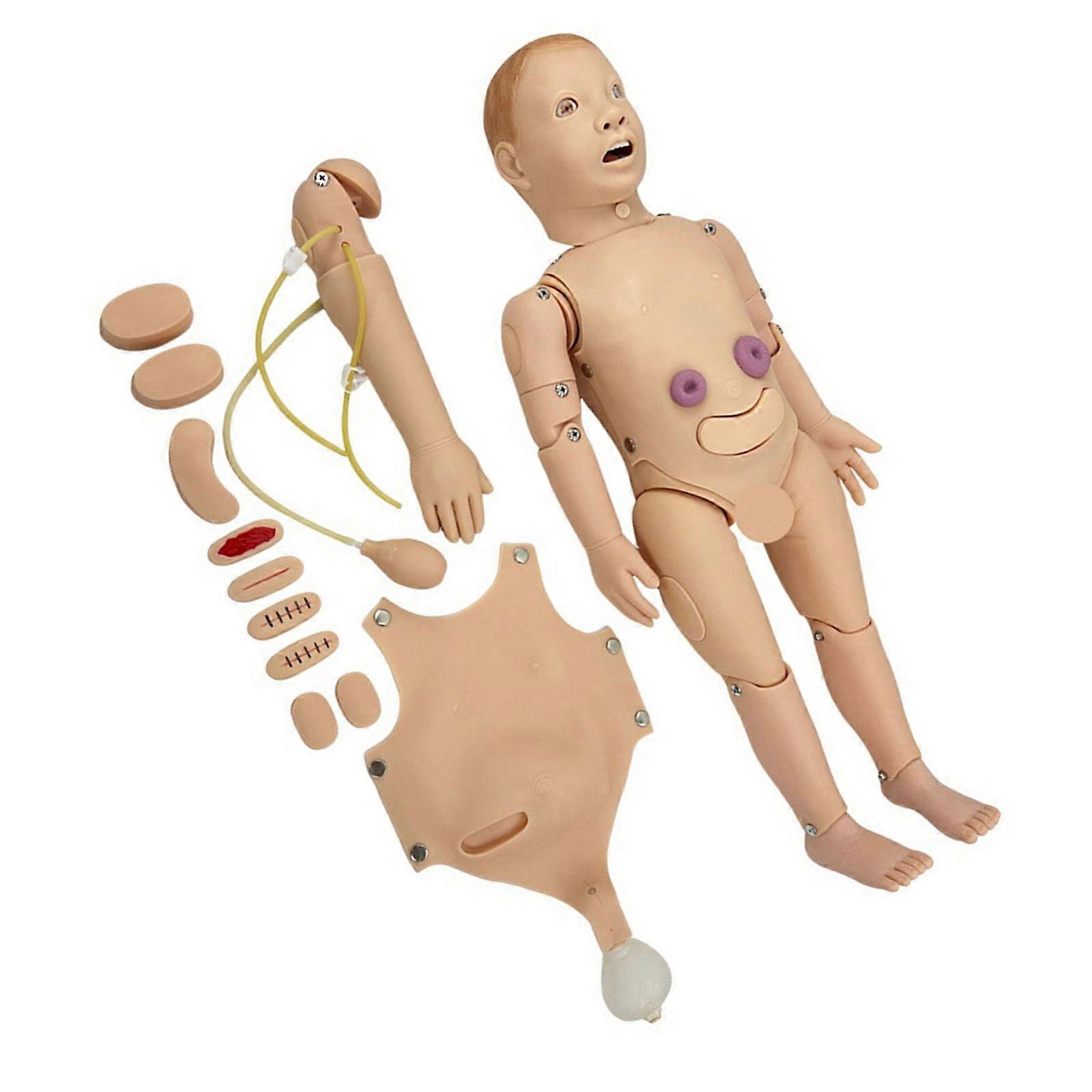 Professional Infant Nursing CPR Training Model with Lifelike Design for Medicals Education and Clinical Skill Development Multicolor