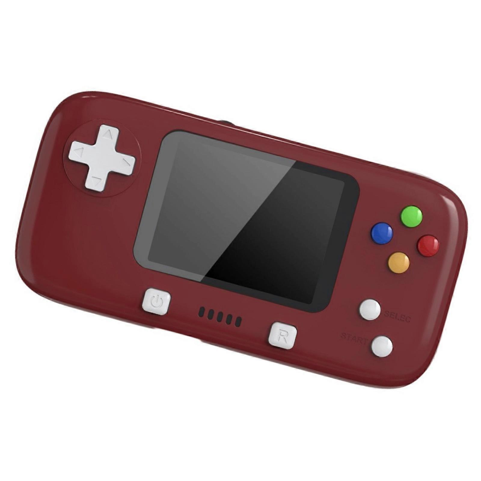 Sentimental Handheld Amusement Machine 256 Preloaded 8Bit Contests Dense Transportable Plan Brittle Display For Gamers  Claret