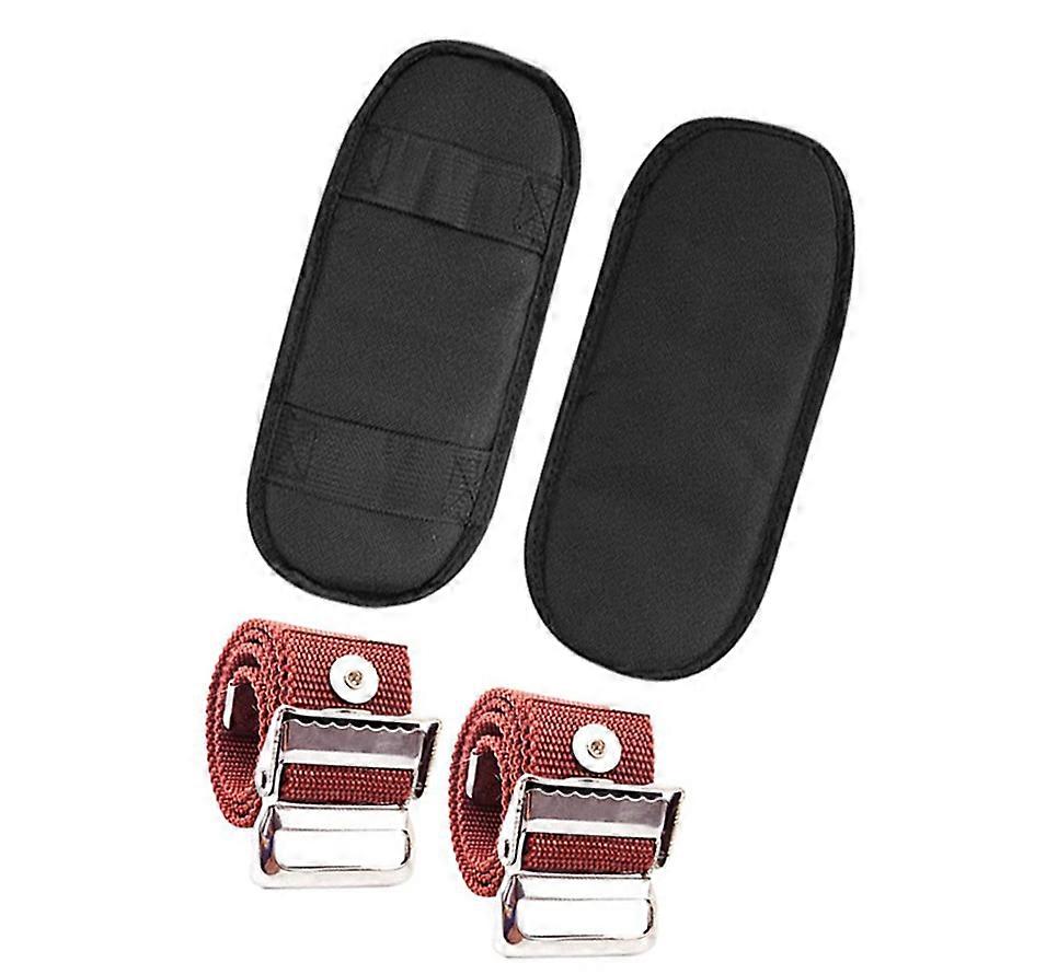 Adjustable Nylon Leg Straps with Cushioned Pads Drywall Stilt Replacement Parts for Professional Construction Work Multicolor