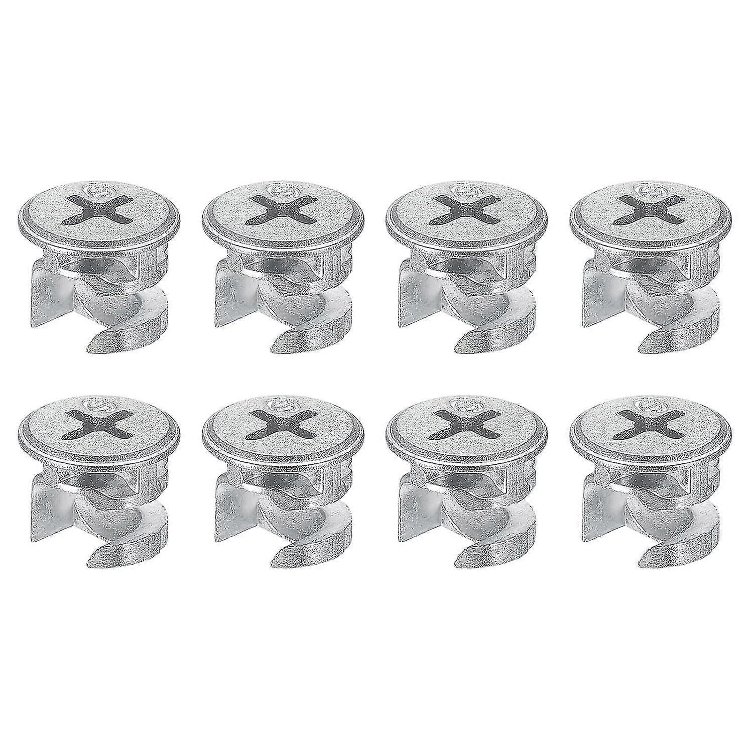 Map Cam Lock Nut For Furniture 8pcs 12x10mm Joint Connector Locking Nuts Furniture Connecting Cam Fittings