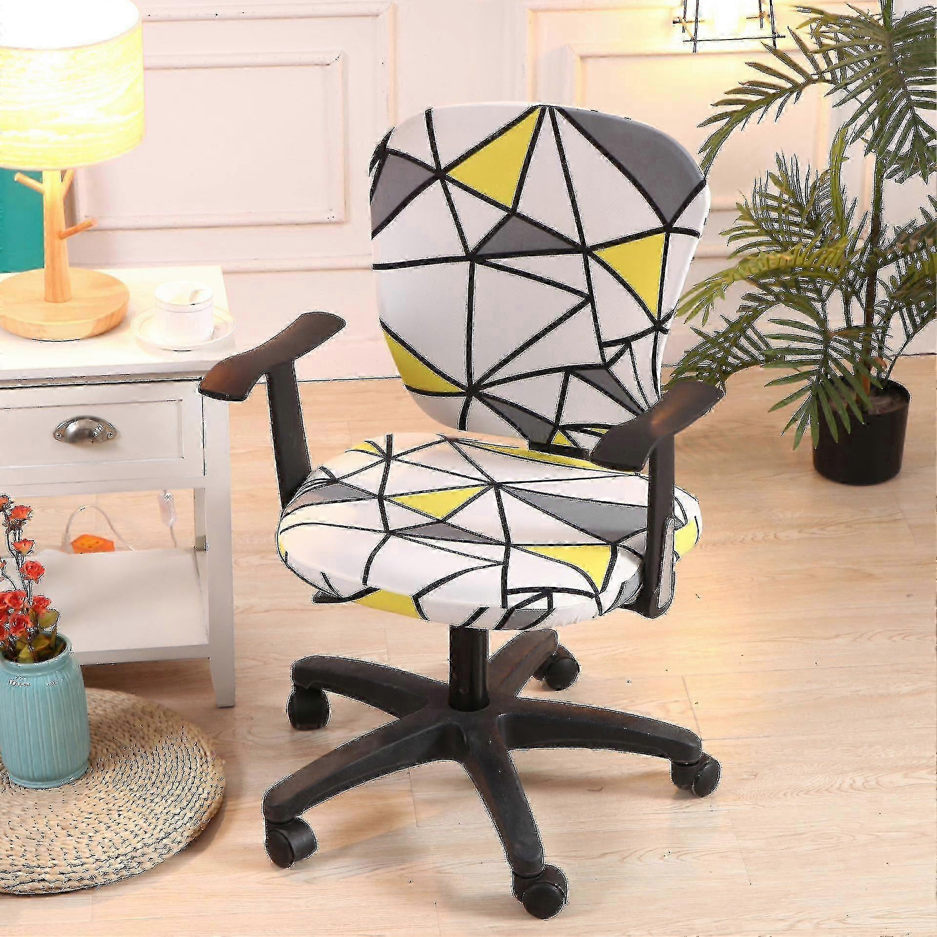Computer Office Chair Universal Washable Rotating Slipcovers