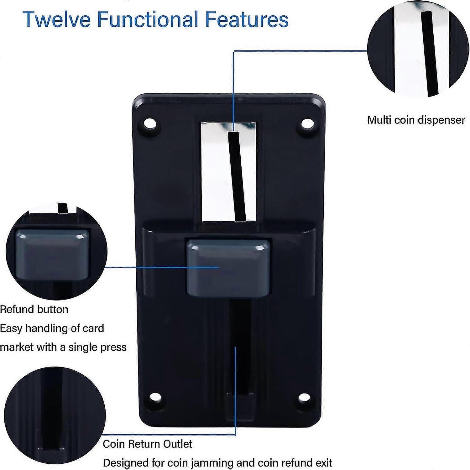 Multi Coin Acceptor Professional High Accuracy Fast Recognition Electronic Coin Selector for Vending