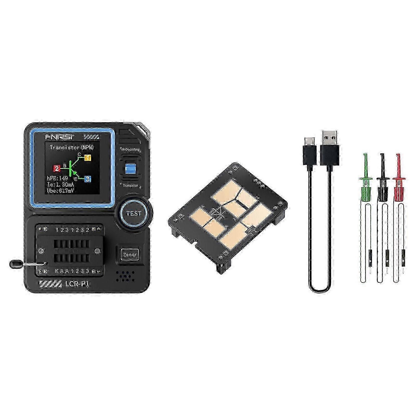 25-26 Transistor Tester Kit Anti Scald Transistor Meter for Capacitor Diode Triode