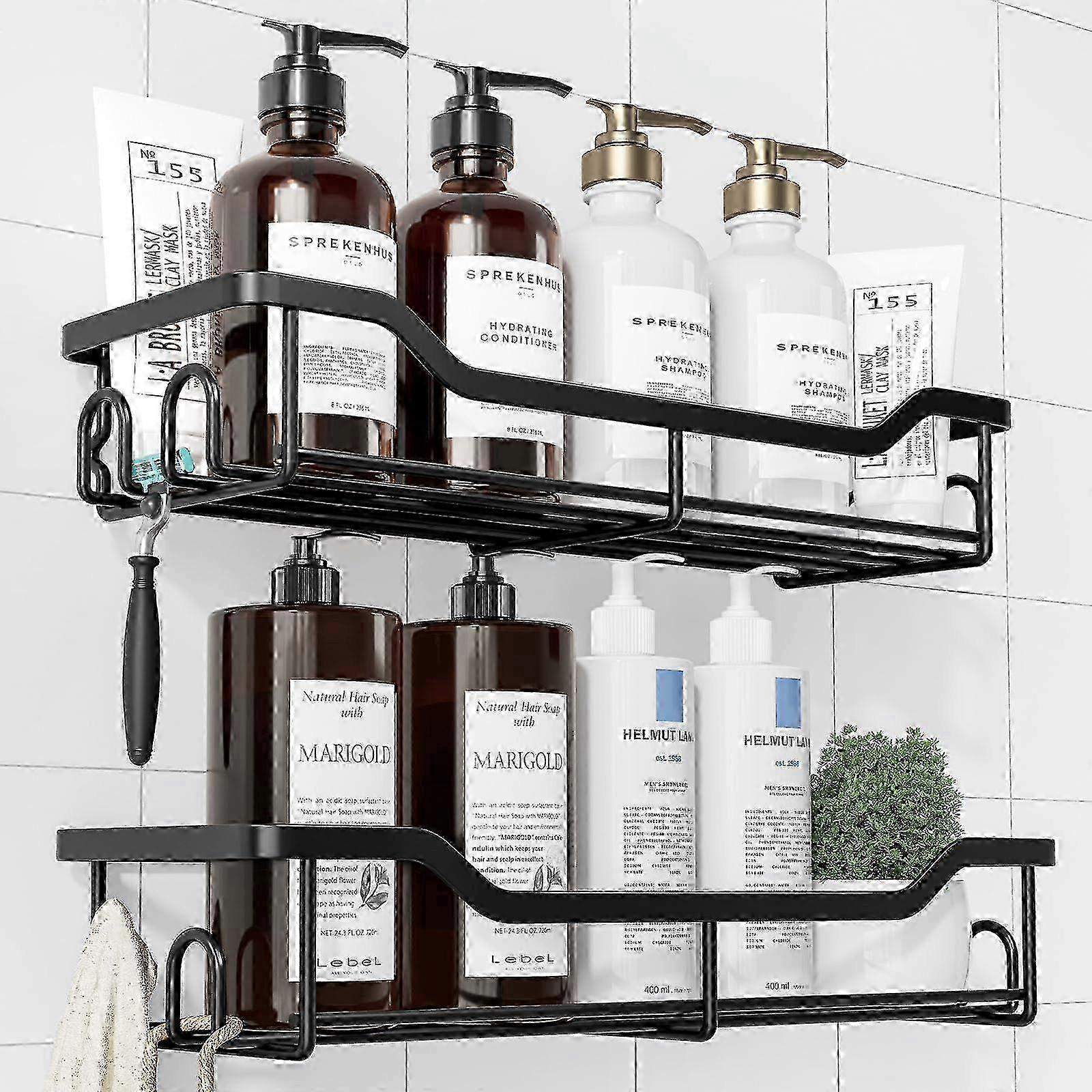 2 Pack Large Shower Caddy for Bathroom Organizers and Storage Inside Shower