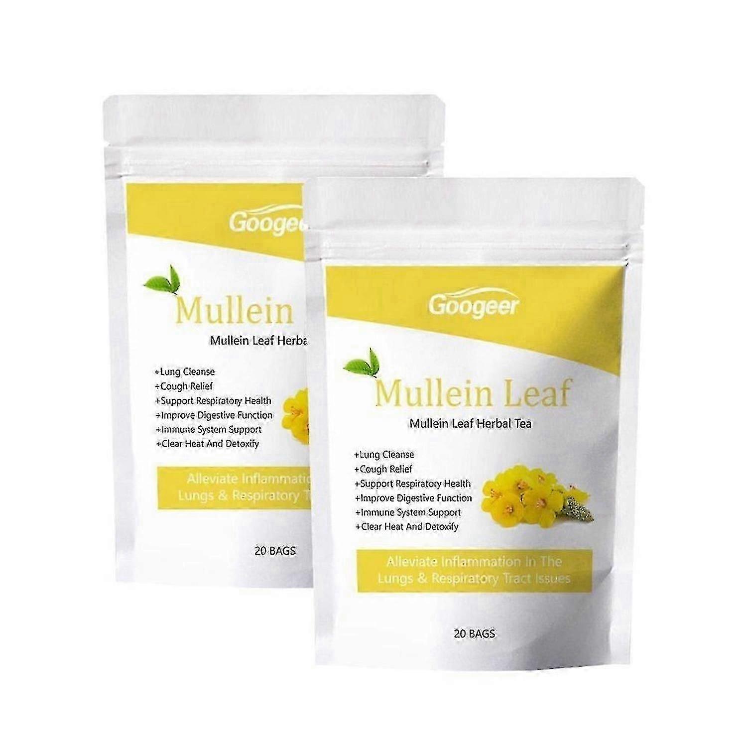 Mulleinbladteposer Urte-lunge-rensende puste-hoste-lindrende te