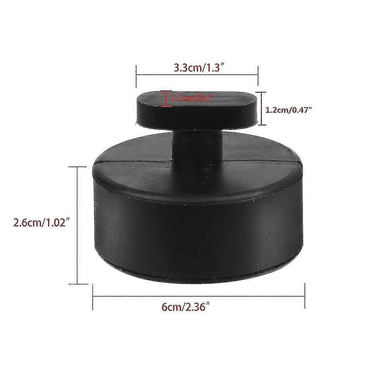 4 Pcs Car Jack Support Block Rubber Pad Solid Adapter Rubber Jack Pad Rubber Pad For Corvette C5 C6
