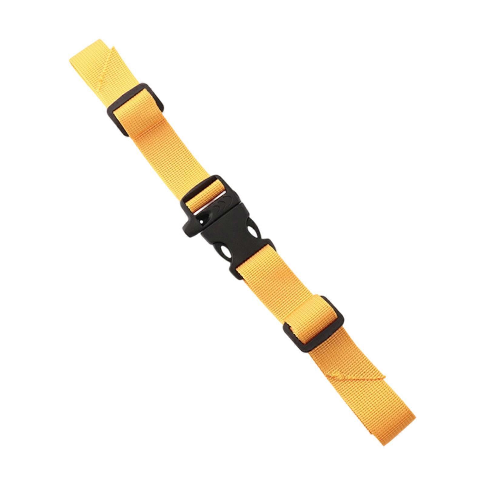 Multipurpose Adjustable Backpacks Shoulder Strap With Chest Support Quick Setup Heavy Type For Travel Camping  Yellow