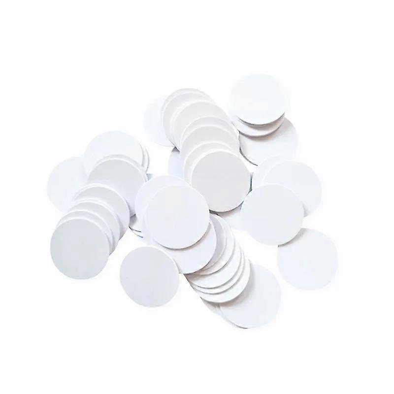 10Pcs 25MM ID 125Khz Only Read Authorization RFID EM4100 TK4100 Transparante Circular Coin Card Access Control Smart Keyfob Tag