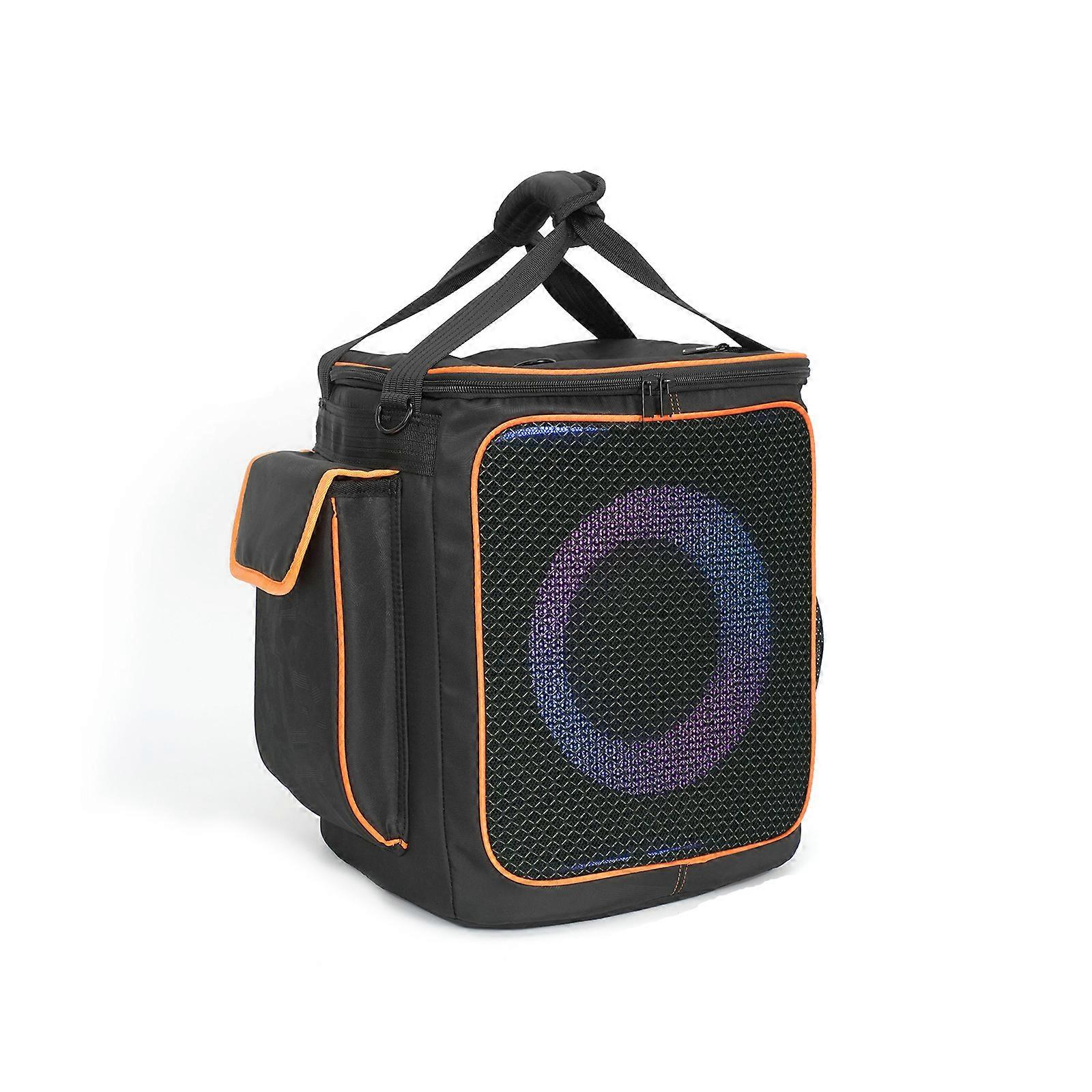 Protective Storage Bag for PartyboxEncore2 Portable Speaker Case With Adjustable Shoulder Strap And Multiple Pockets  Black