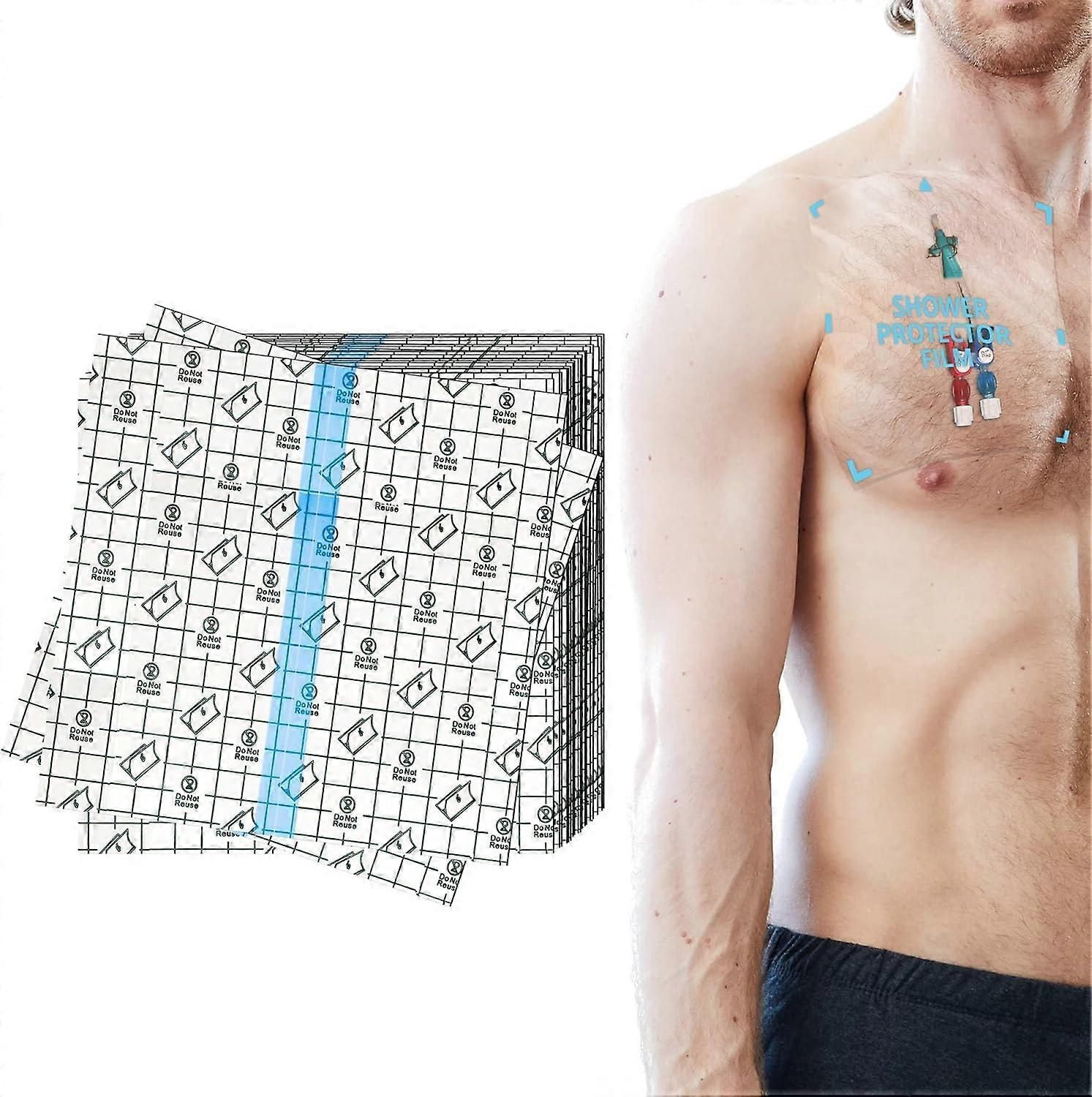 Chránič do sprchy, Voděodolný ochranný obvaz do sprchy, Voděodolné obvazy po operaci a plavání, Kryt na hojení druhou kůží po koupeli