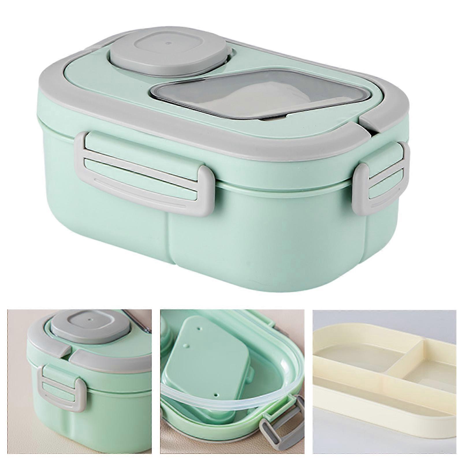Bento Lunch Boxes with Compartments Double layer Lunch Container Food Storage Boxes Meal Preparation Container for Adult, Kids Multicolor