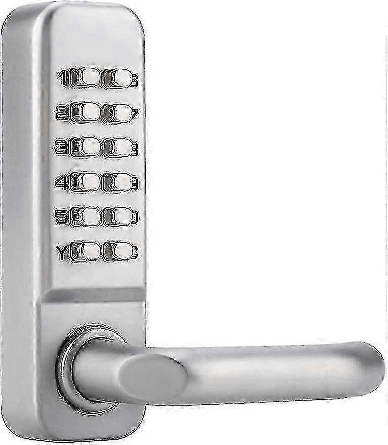 Waterproof Mechanical Code Lock, 1-11 Digit Code Combination Security Password Coded Lock Keyless Mechanical Combination Door Lock For Wooden Office D