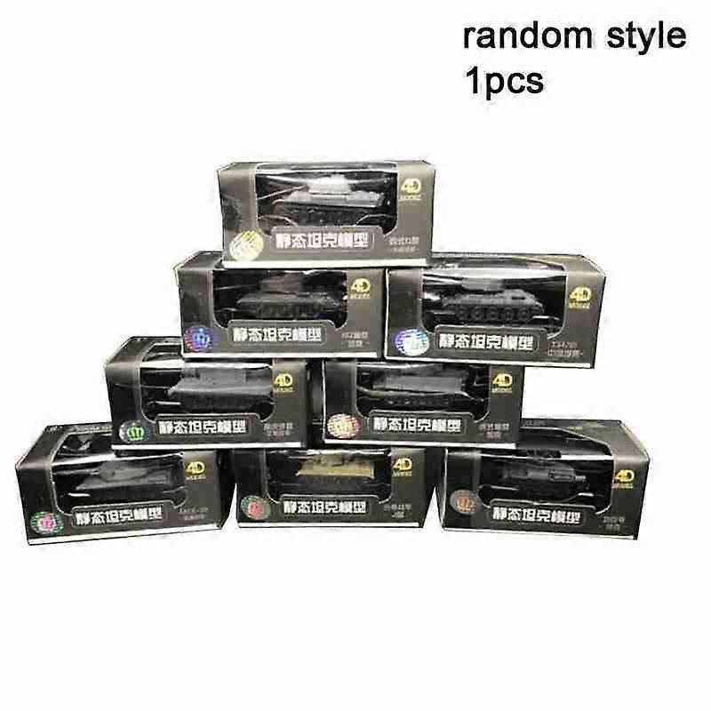 ABS Military Tank Model 8CM Random Style High Quality Collectible Display Piece