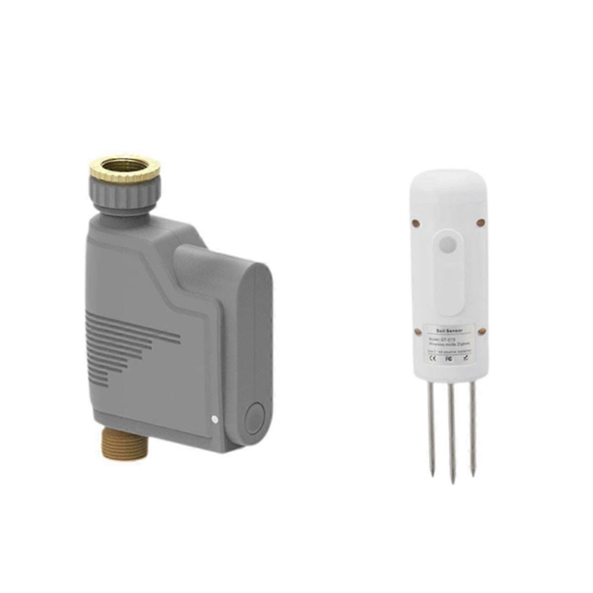 Zigbee Soil Temperature Humidity Detector with Watering Controller Wireless Smart Tester Soil Sensor Moisture Meter
