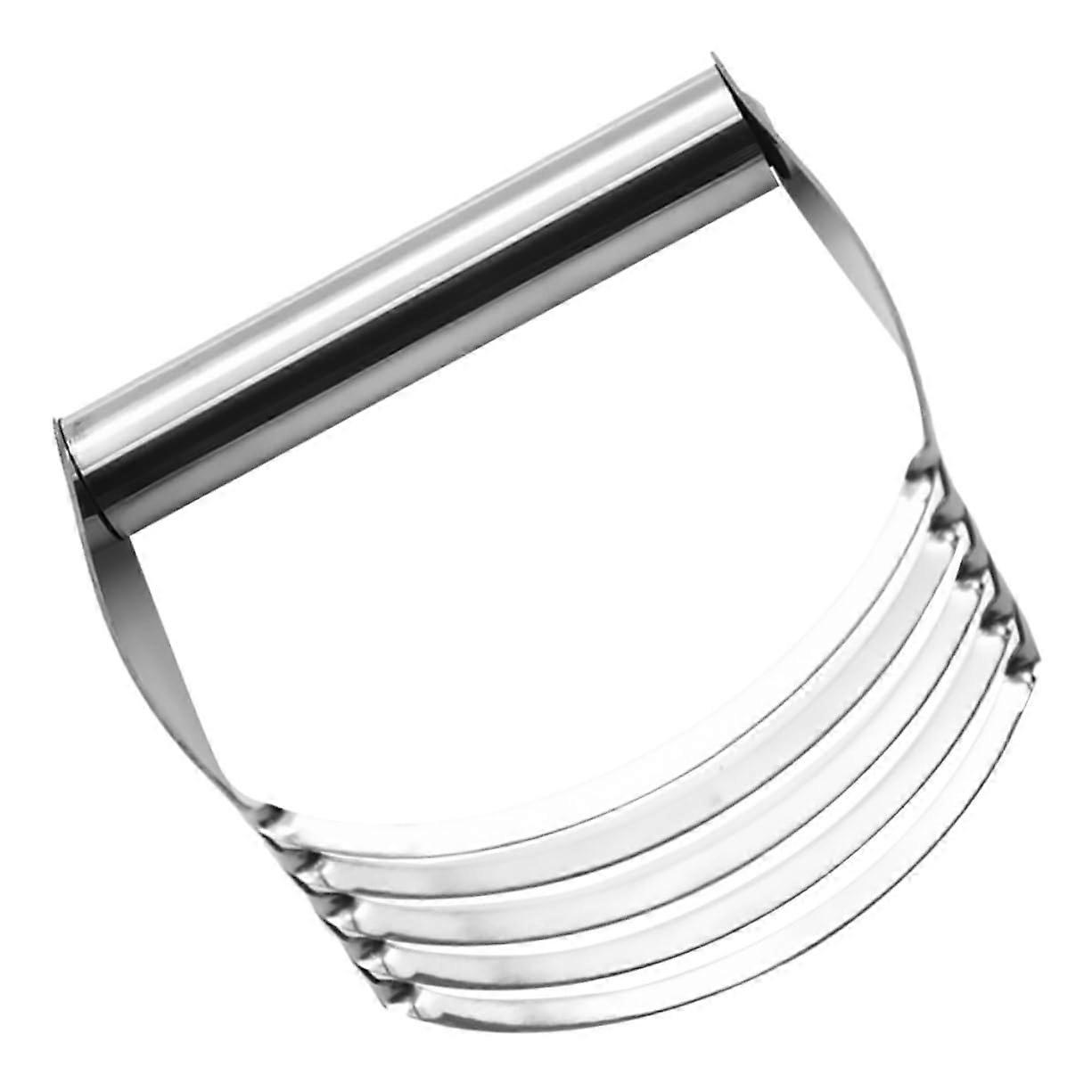 2Pcs Stainless Steel Dough Cutter and Pastry Blender Set for Uniform Texture and Cold Butter Cutting