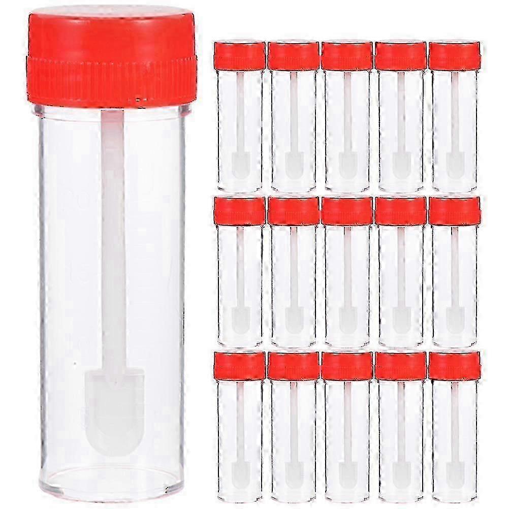 ​30 Pcs 25ml Urine Sample Cups with Lids Medical Specimen Containers for Laboratory Testing