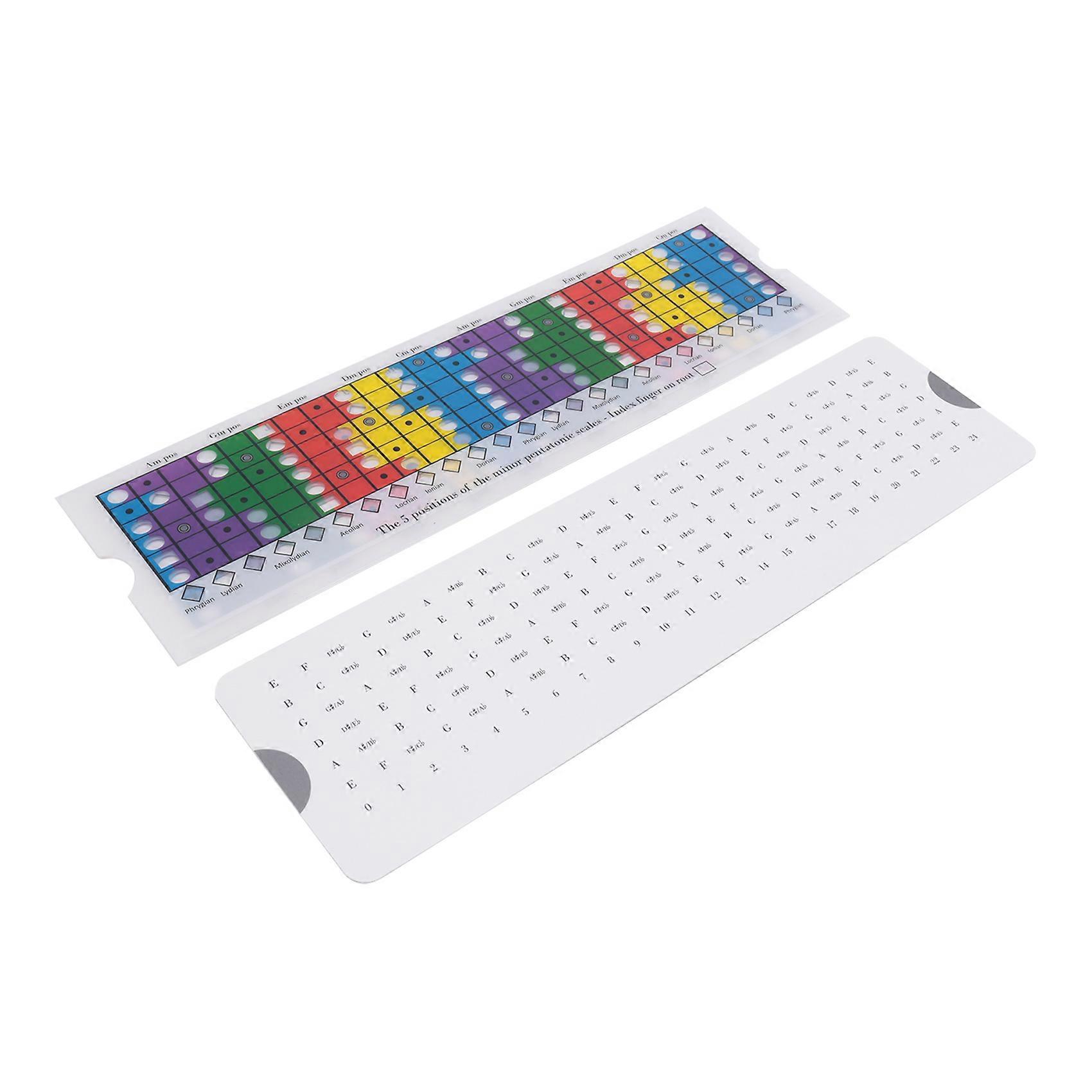 Guitar Sliding Ruler for the Practice Of Pentatonic, Diatonic and Mode Scales/Pentatonic Sliding Ruler
