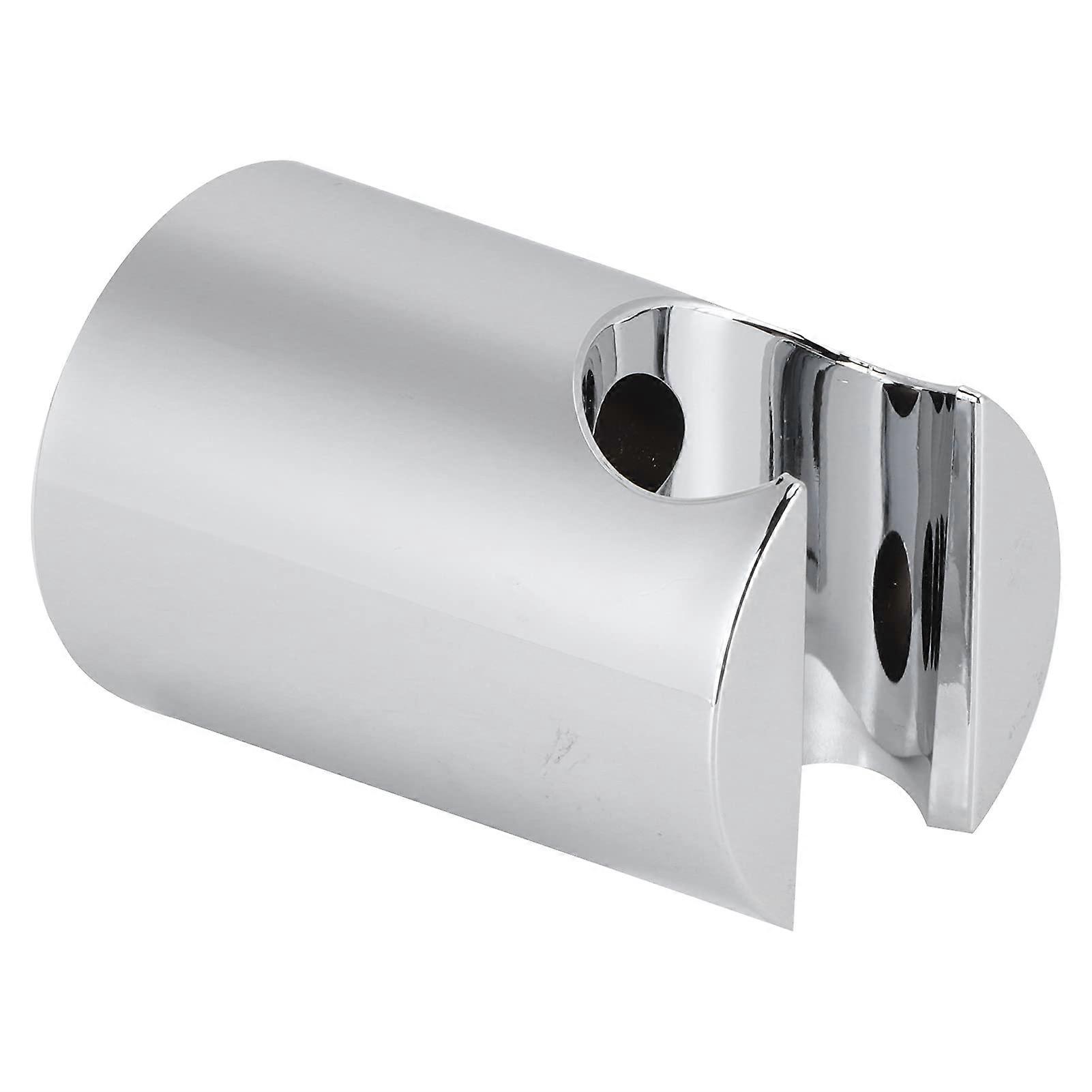 2Pcs Adjustable Wall Mounted Handheld Shower Head Holder with Shelf Hook, No Drill Bathroom Bracket