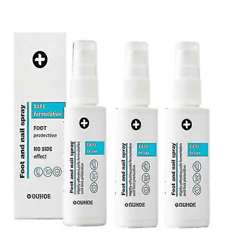 3 ADET Ayak Ve Tırnak Spary, Doğal Ve Güçlü Ayak Bakımı - PR