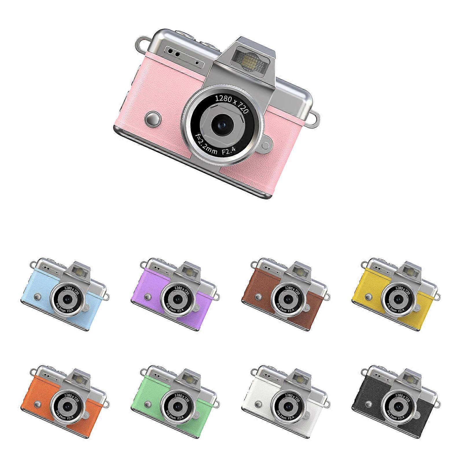 Extreme Small Thumb Camera Keychain Feature Easy Appendage to Purses Jackets for Unpremeditated Periods Photography  Yellow