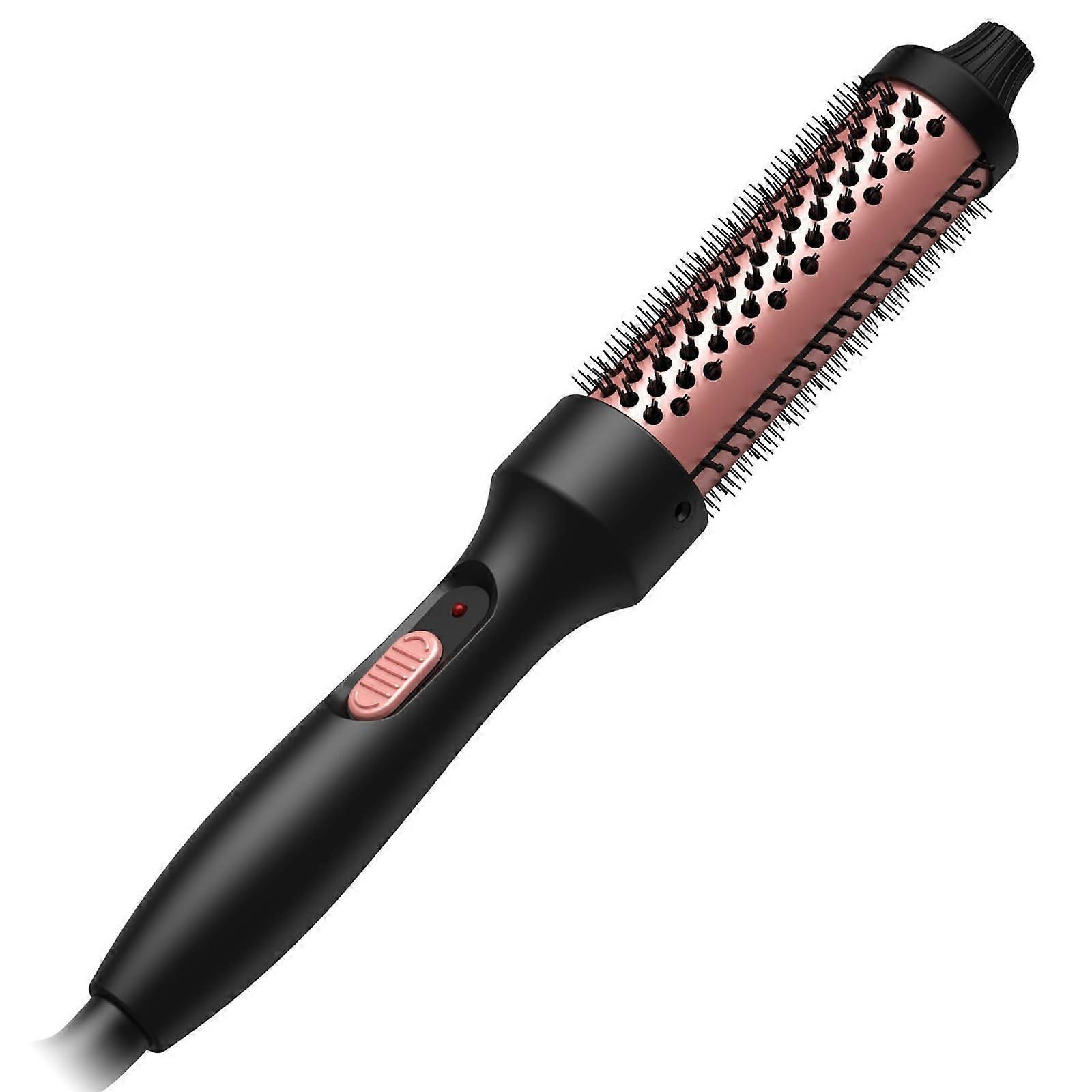 Heated Hair Brush with Ionic Technology, 38mm Barrel, 5 Heat Settings, Dual Voltage for Curls and Straightening