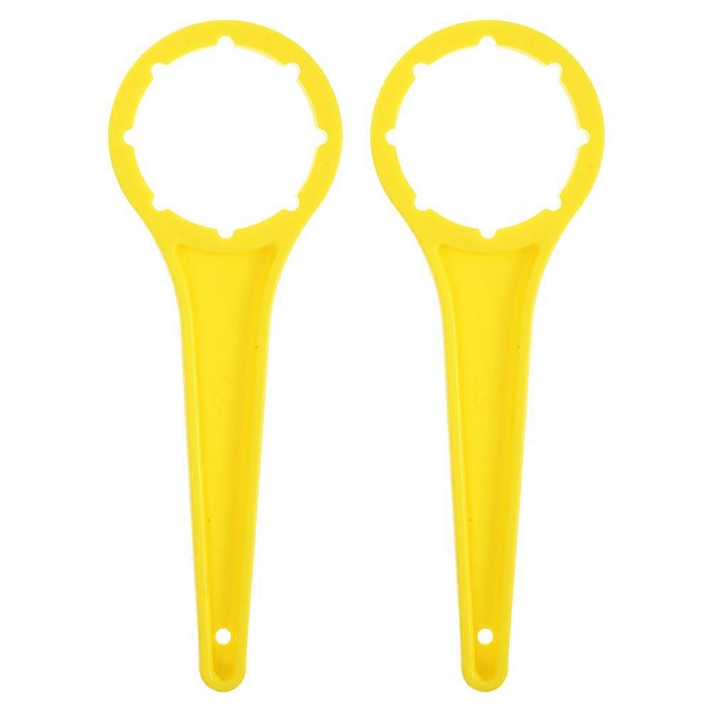Yellow Plastic Bucket Lid Tightening Tool for Bucket Use 2Pcs Practical Tool