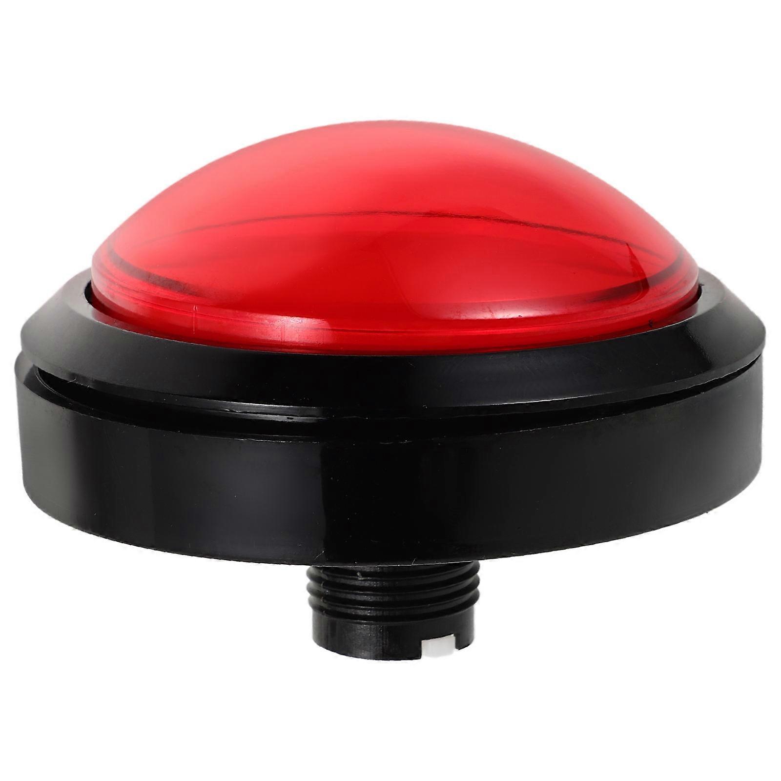 LED Illuminated Dome Shaped Push Button Self Resetting for Music Game Console