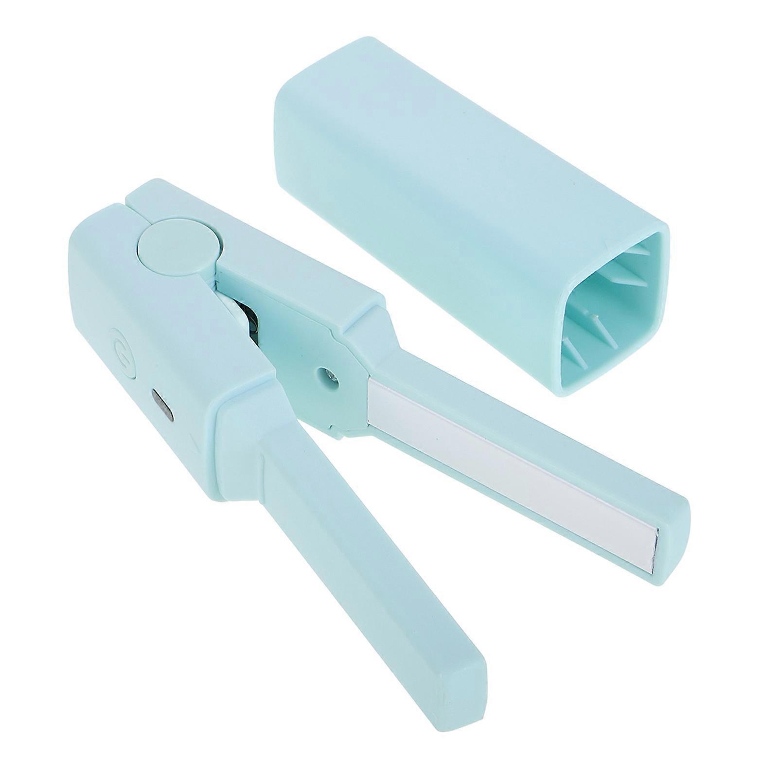 Hellgrüner USB-Haarglätter für schnelles Aufheizen