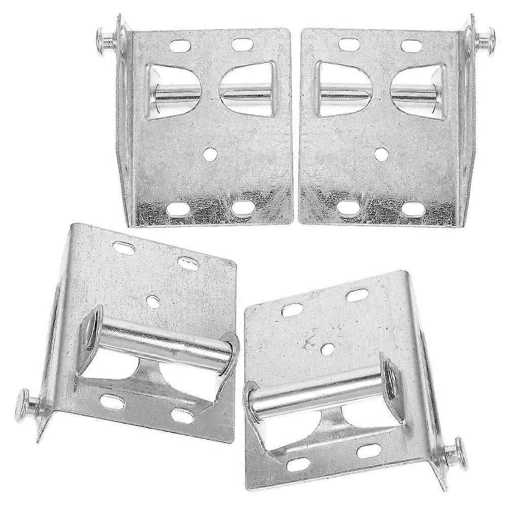 Garage Door Bracket Iron Bottom Replacement Bracket for 2Pairs Residential