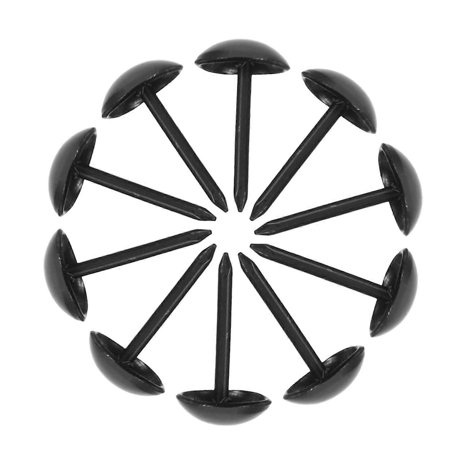 Thumb Tacks Decorative Large Cap Nails for Sewing Use 500Pcs Black Iron