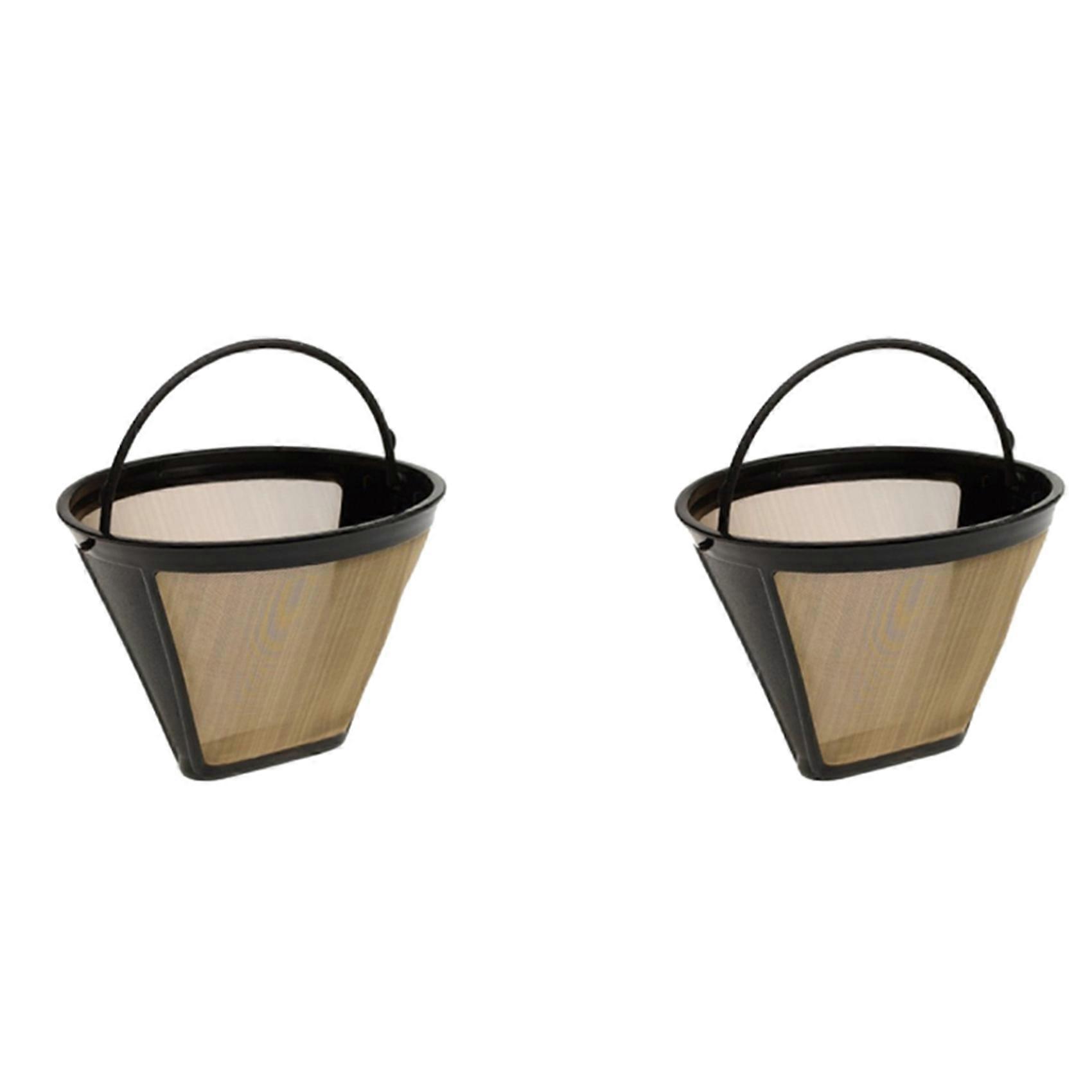 2X Reusable Cone Style Replacement Coffee Filter Replaces Your Permanent Coffee Filter for Machines and Brewers