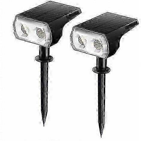 Solar Spotlight - Ip67 6500k Adjustable Floodlight 2 Modes