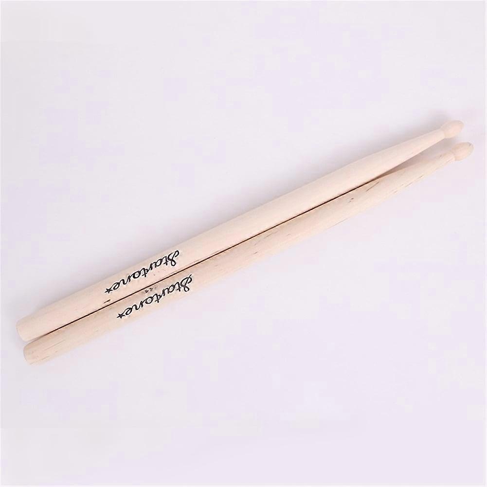 RONSHIN 1 Pair Maple 5A Drum Sticks Jazz Drum Sticks Drum Cone Triangular Head Drum Sticks