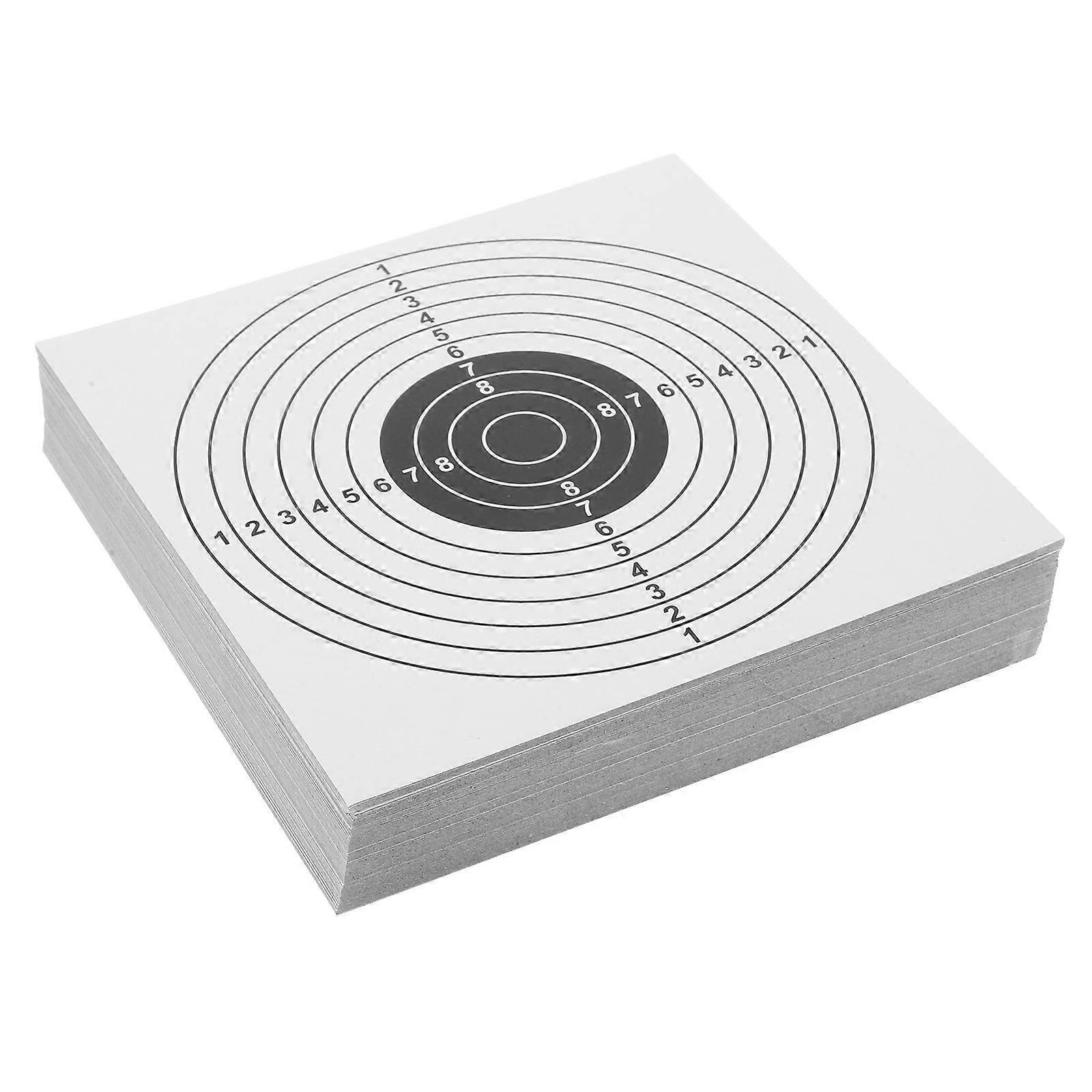 Arrow Target Paper for Precision Practice with 100Pcs Shooting Sheets