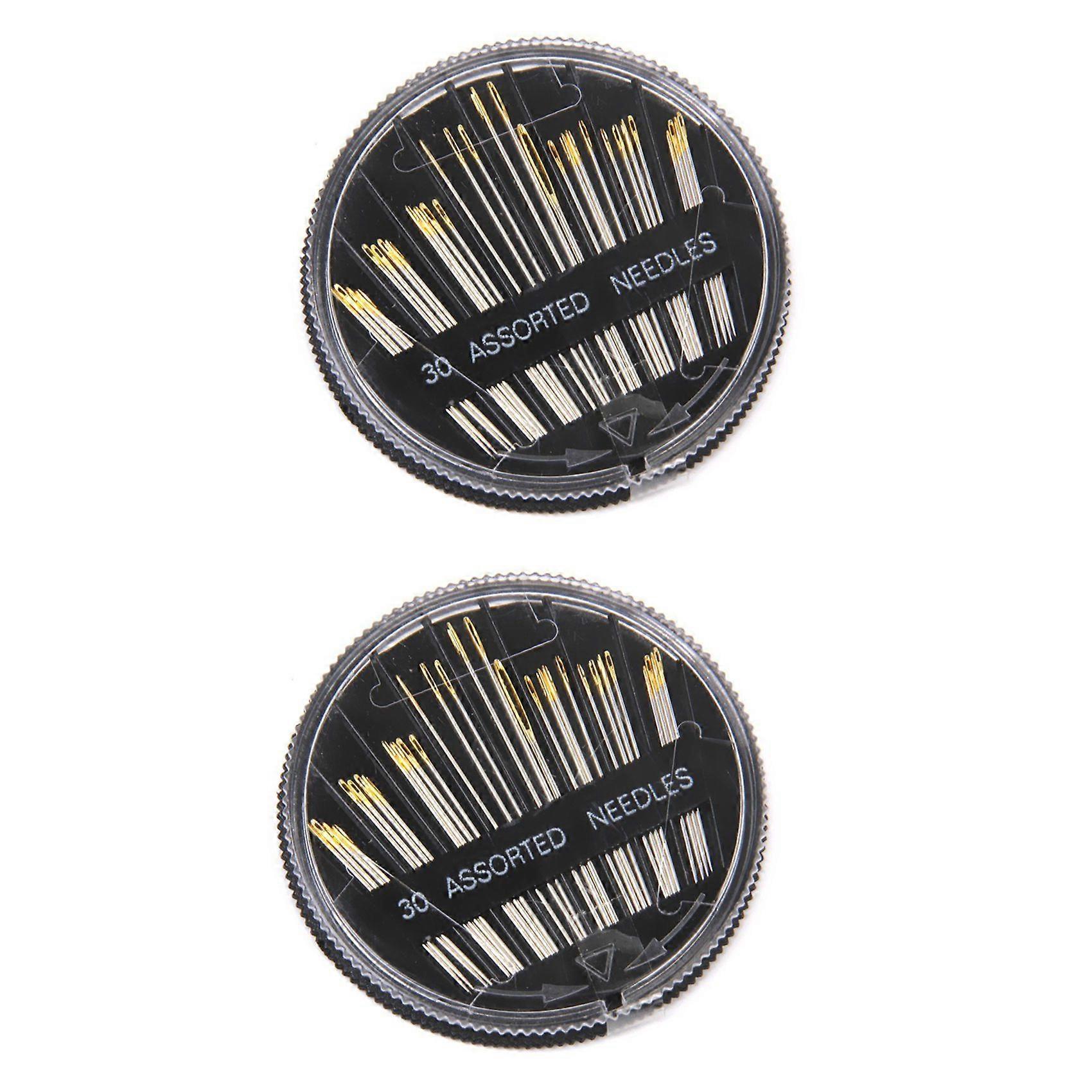 60pcs Assorted Hand Sewing Needles Embroidery Mending Craft Quilt Sew Case