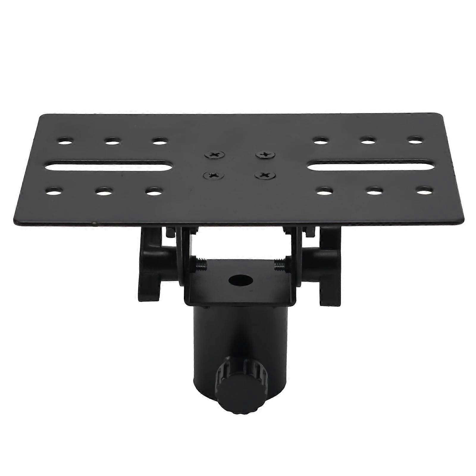 All Metal Universal Speaker Stand with Adjustable Height Modern Speaker Stand Compatible for Multiple Devices Easy Setups Multicolor