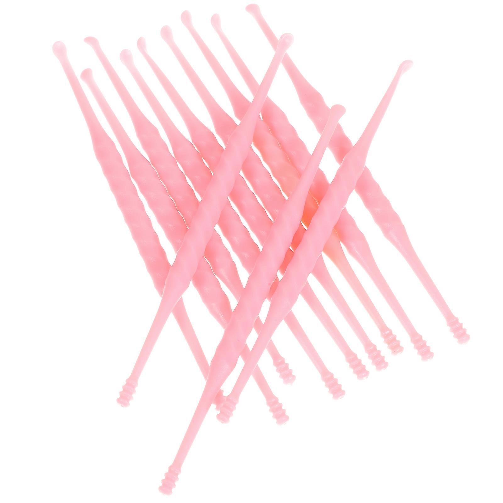 Pink Plastic Picker for Cleaning 12Pcs Set