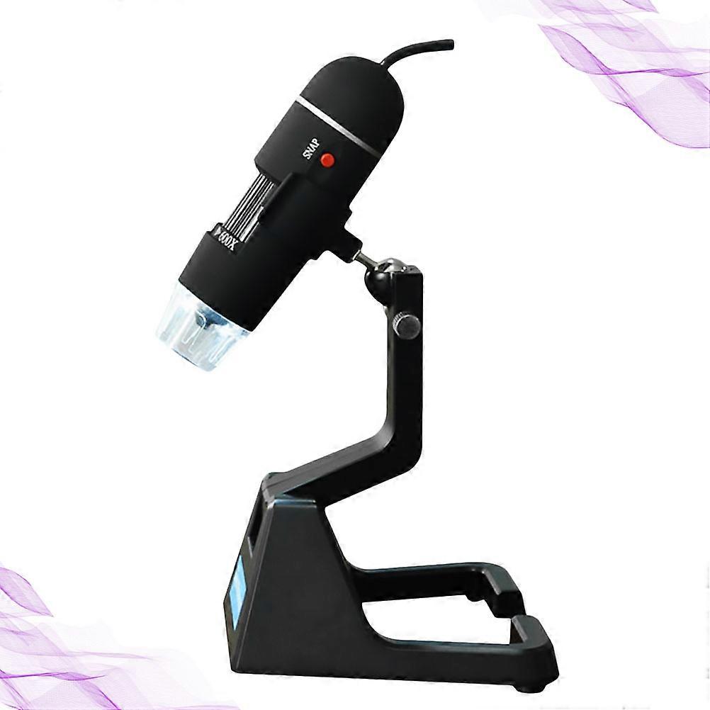 Black Digital Microscope Handheld USB Magnifying Glass for Magnifying Use 2 Million