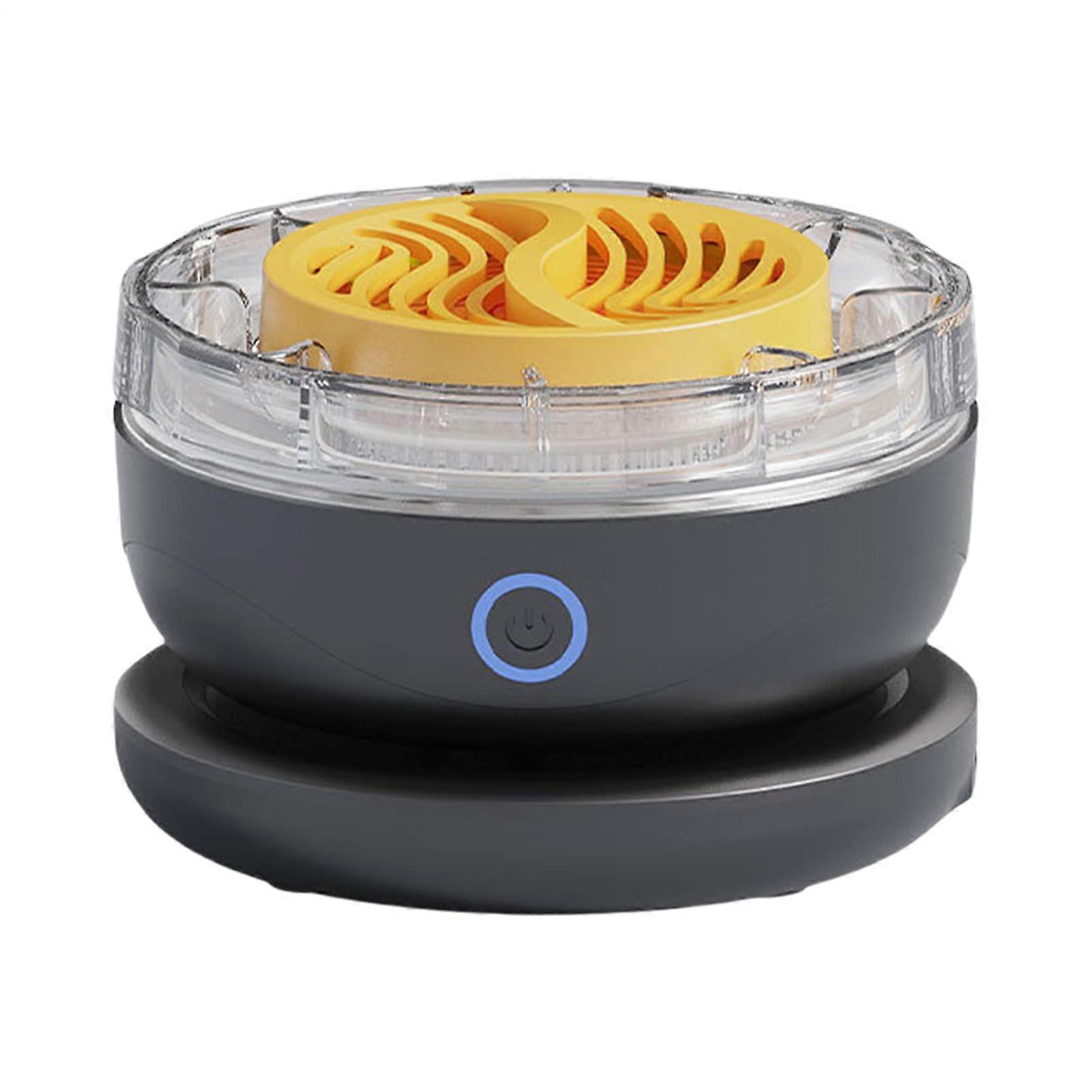 Automatic Fruit Washing Machine  Rechargeable Smart Cleaner for Kitchen Food Prep Black