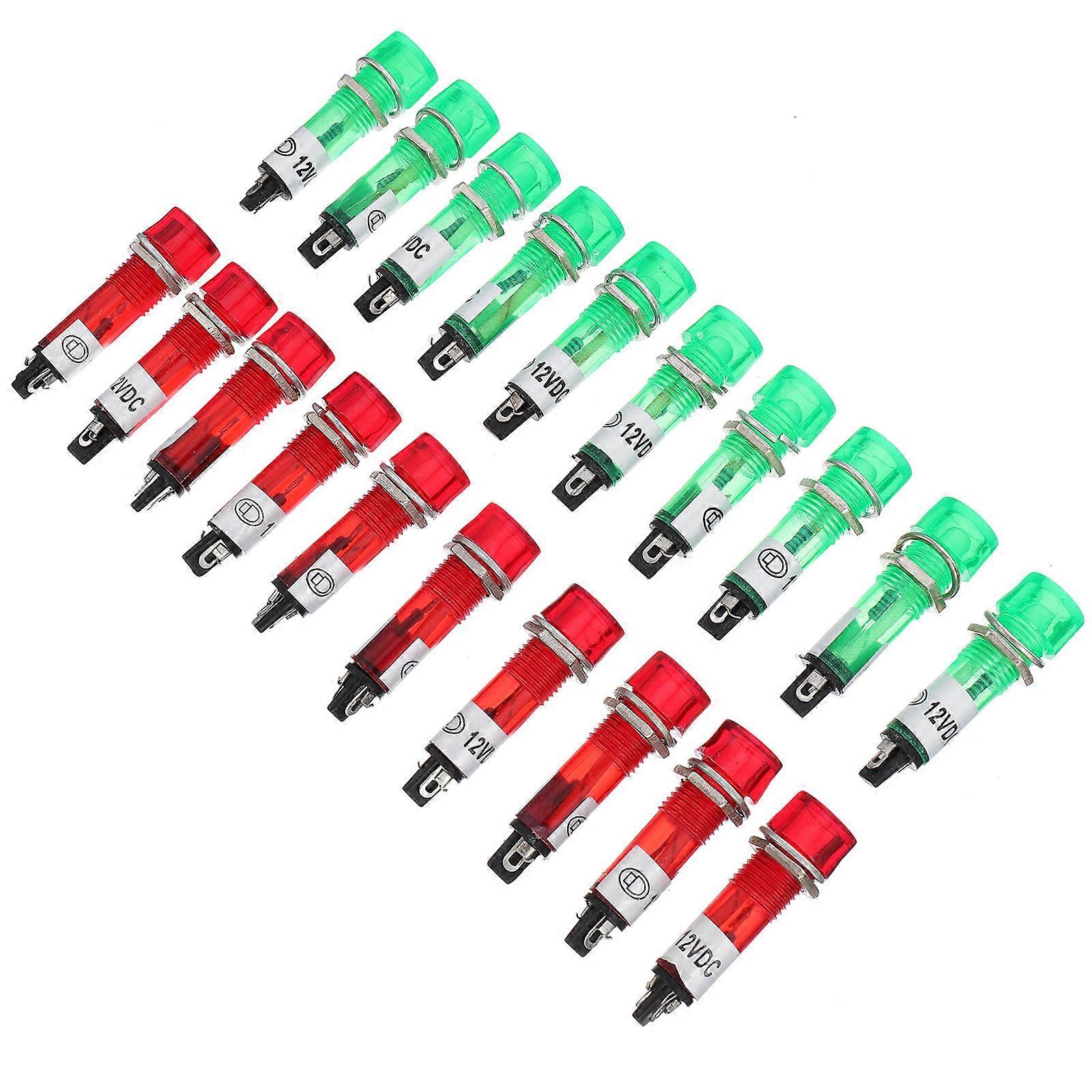 Indicator Lights for Machine with Terminal Connection Assorted Color Plastic 10mm