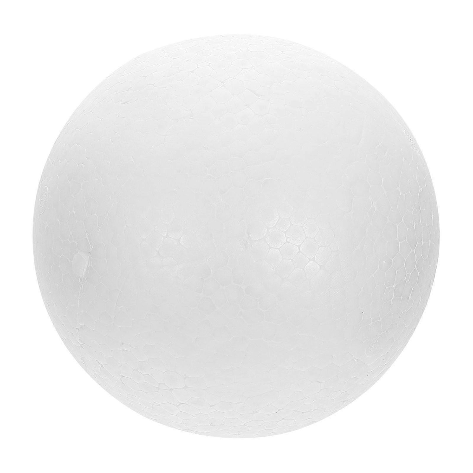 White Foams Cake Model for Cake Decorating Hemisphere Shape 2Pcs