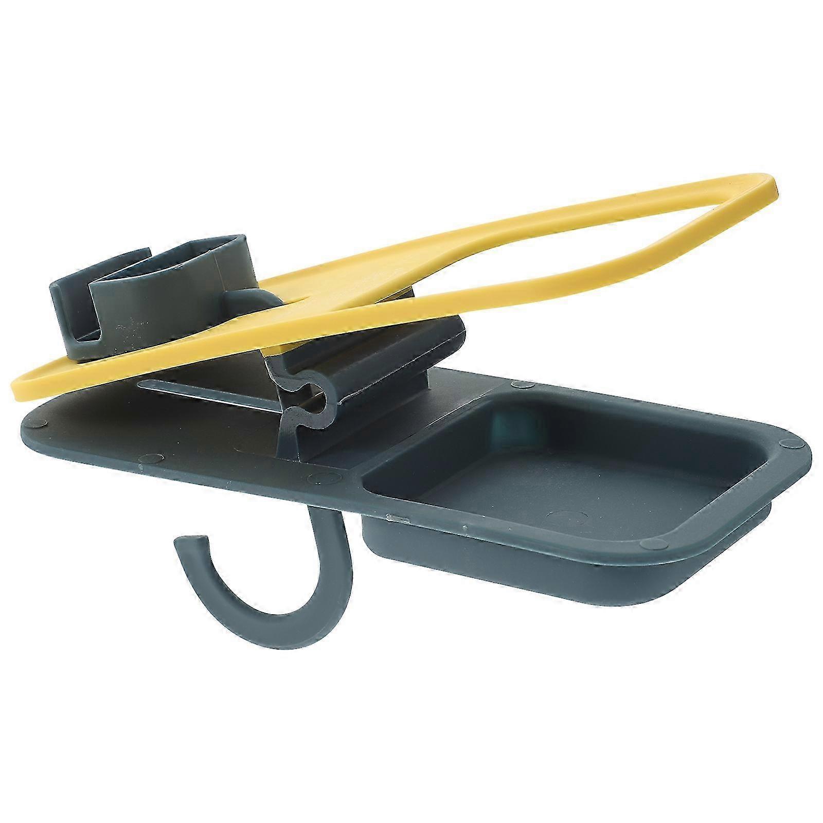 Yellow Desktop Cup Holder for Table Side Clip on Cup Holder 2Pcs