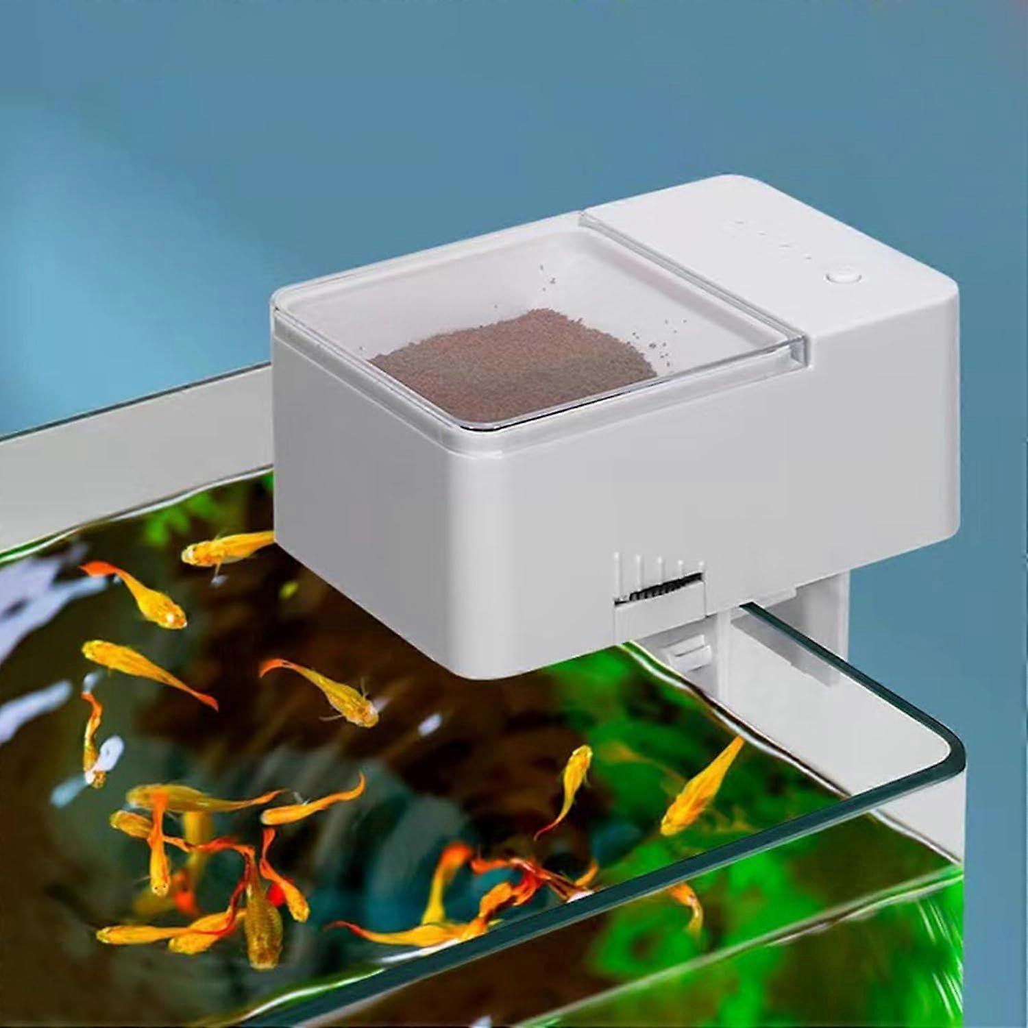 Automatic Fish Feeder with Smart Timer,  Capacity MoistureResistant Aquarium Dispenser for Vacation